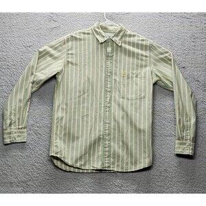 US Expedition Men's Small Striped Long Sleeve Button Down Shirt